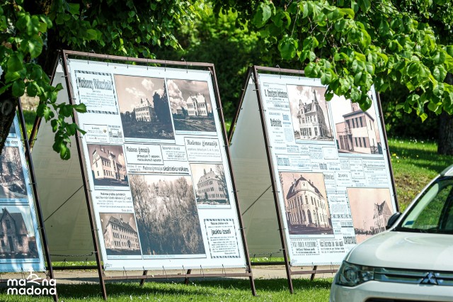 Madonas muzeja izstādes pilsētvidē. 2025. gada vasara. 